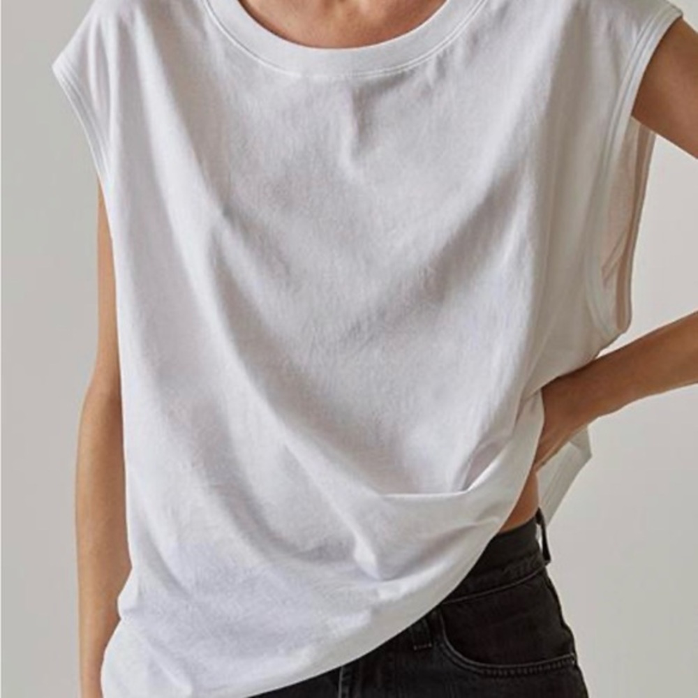 Thakoon Classic White Sleeveless Tee